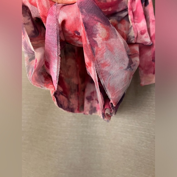 Johnny Heaven Mesh Material Romantic Floral 90’s Y2k 2000’s Top Blouse - Picture 4 of 9